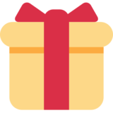 包装好的礼物emoji素材一 160x160像素