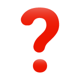 问号emoji素材一 160x160像素