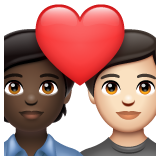 情侣: 成人成人较深肤色较浅肤色emoji素材一 160x160像素