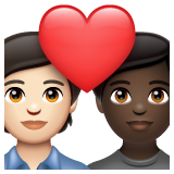 情侣: 成人成人较浅肤色较深肤色emoji素材一 160x160像素