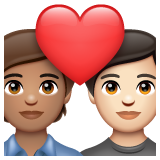 情侣: 成人成人中等肤色较浅肤色emoji素材一 160x160像素