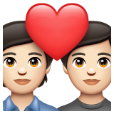 情侣: 较浅肤色emoji素材一 160x160像素