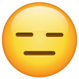 无表情的脸emoji素材一 160x160像素