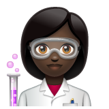 女科学家:深色肤色emoji素材一 160x160像素