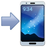 带箭头的手机emoji素材一 160x160像素