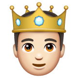 王子：浅肤色emoji素材一 160x160像素