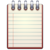 螺旋式记事本emoji素材一 160x160像素