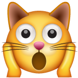 疲倦的猫emoji素材一 160x160像素