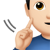 苹果系统里的聋人:浅肤色emoji表情