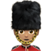 苹果系统里的警卫：中等肤色emoji表情