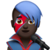 苹果系统里的男歌手:黑肤色emoji表情