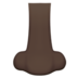 苹果系统里的鼻子:深色肤色emoji表情