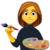 Facebook上的女艺术家emoji表情