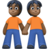 Facebook上的手牵手:深色肤色emoji表情