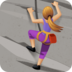 Facebook上的女子攀岩:中浅肤色emoji表情