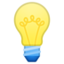 安卓系统里的灯泡emoji表情