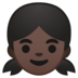 安卓系统里的女孩:深色肤色emoji表情