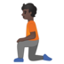 安卓系统里的下跪者:深色肤色emoji表情