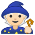 安卓系统里的法师：浅肤色emoji表情