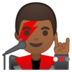 安卓系统里的男歌手:中黑肤色emoji表情