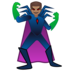 安卓系统里的男超级恶棍:中等肤色emoji表情