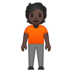 安卓系统里的站立者:深色肤色emoji表情