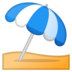 安卓系统里的地上的伞emoji表情