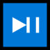 Windows系统里的播放或暂停按钮emoji表情