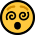 Windows系统里的头晕的脸emoji表情