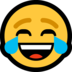 Windows系统里的喜极而泣emoji表情