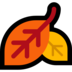 Windows系统里的落叶emoji表情