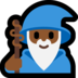Windows系统里的法师：中黑肤色emoji表情