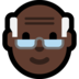 Windows系统里的老人：深色肤色emoji表情
