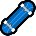Windows系统里的滑板emoji表情