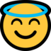 Windows系统里的带光环的笑脸emoji表情