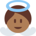 Twitter里的小天使:中黑肤色emoji表情
