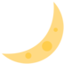 Twitter里的新月emoji表情