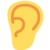 Twitter里的耳朵emoji表情