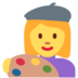 Twitter里的女艺术家emoji表情