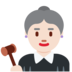 Twitter里的女法官:肤色浅emoji表情