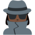 Twitter里的女侦探:深色肤色emoji表情