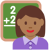 Twitter里的女老师:中黑肤色emoji表情