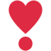 Twitter里的爱心感叹号emoji表情