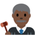 Twitter里的男法官:深色肤色emoji表情
