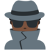 Twitter里的男侦探:深色肤色emoji表情