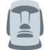 Twitter里的莫艾、石像emoji表情