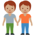 Twitter里的手牵手:中等肤色emoji表情