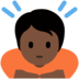 Twitter里的鞠躬:深色肤色emoji表情