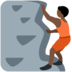 Twitter里的正在攀爬的人:深色肤色emoji表情