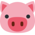 Twitter里的猪脸emoji表情